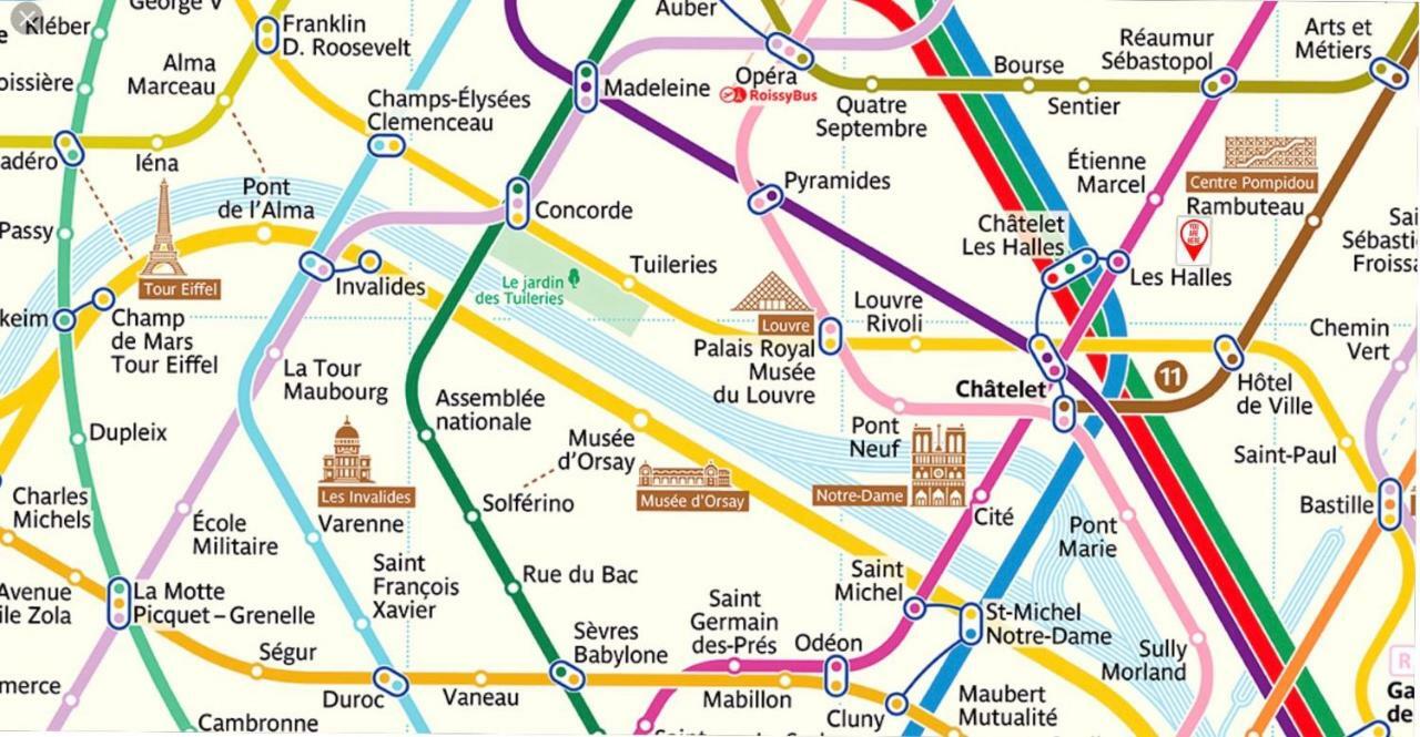 50M2 Rue Rambuteau/Pompidou/Marais/Hotel De Ville 파리 외부 사진